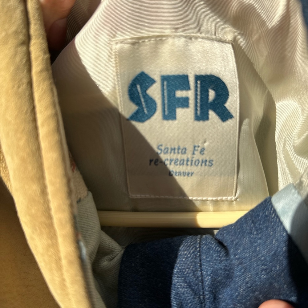 Vintage Patchwork Denim Jacket Size Medium - image 6